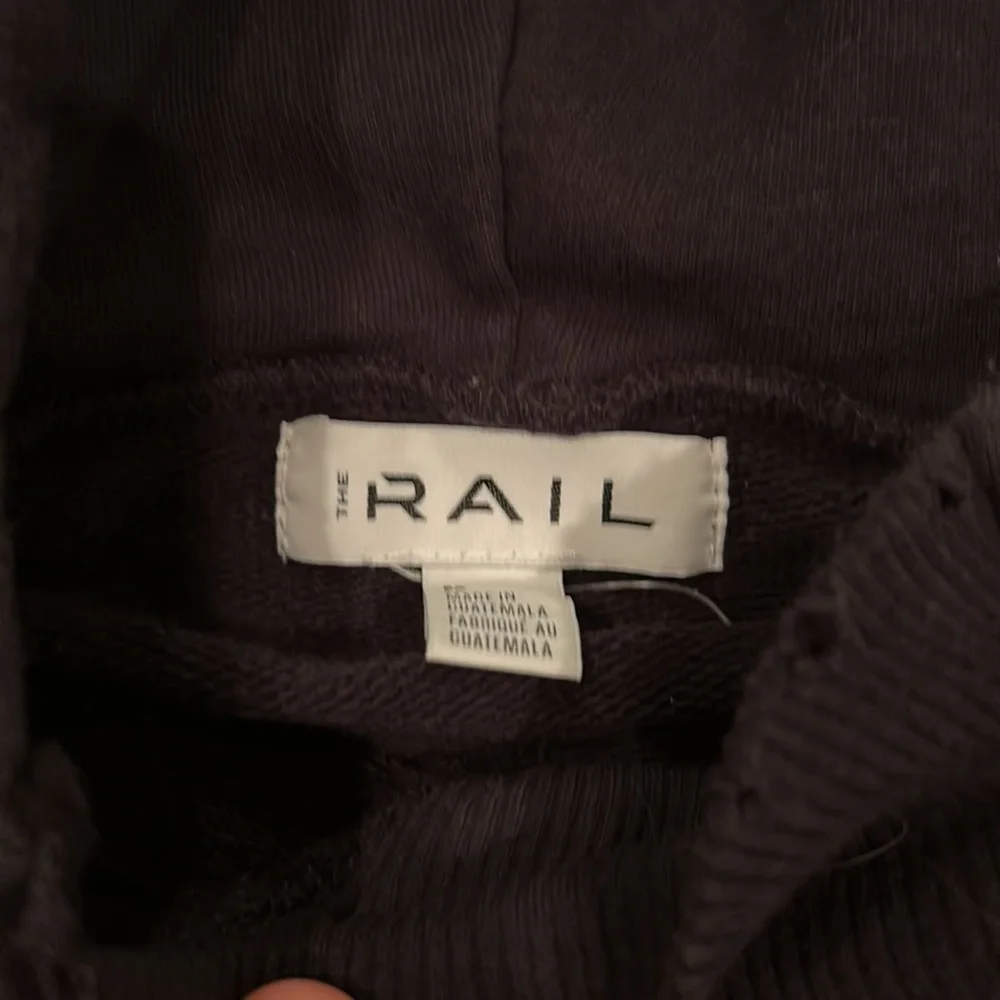 Men’s The Rail Distressed Hoodie with pocket - Picture 3 of 5
